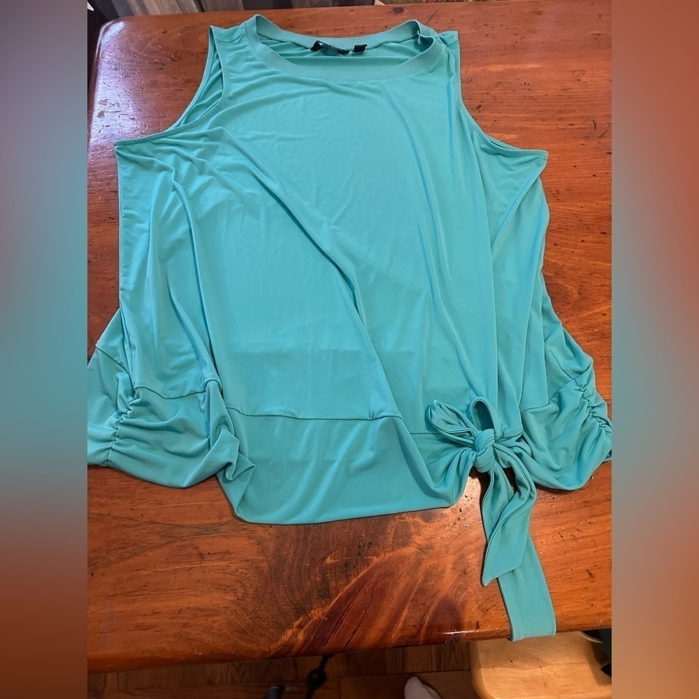 Susan Graver Everyday Liquid knit top Sz 2X - Picture 6 of 13